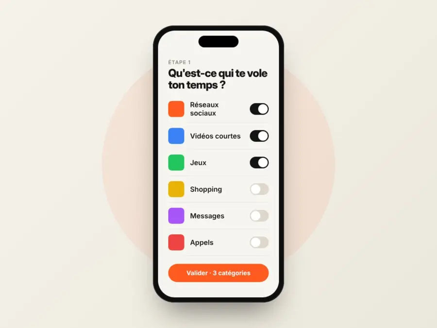 Photo : choix des applis